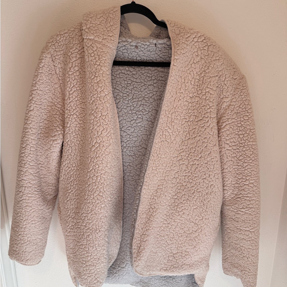 Urban Outfitters Cream Teddy Jacket